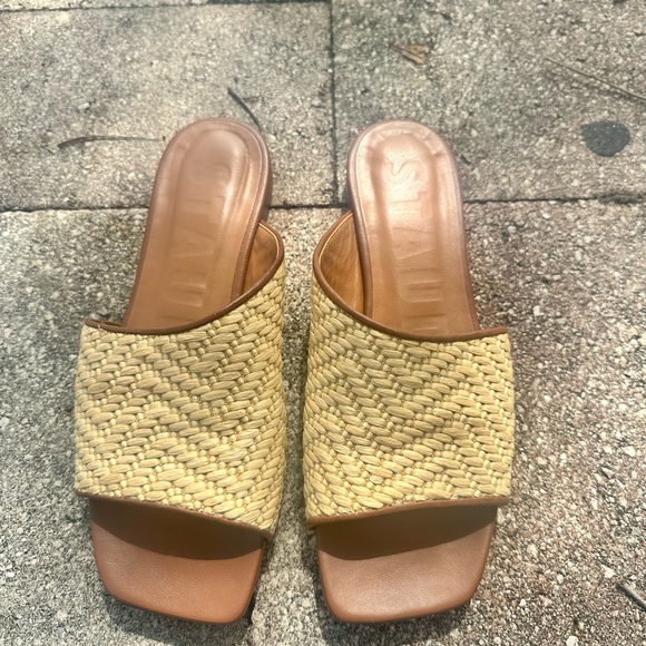 Staud Nevil Raffia Slides - Picture 3 of 7